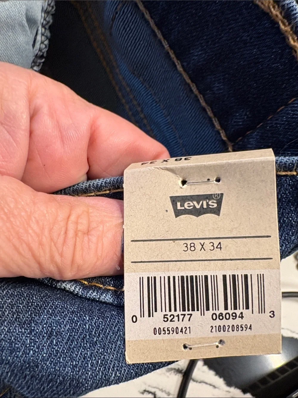 Levi's Men's Straight Jeans - Medium Blue Denim